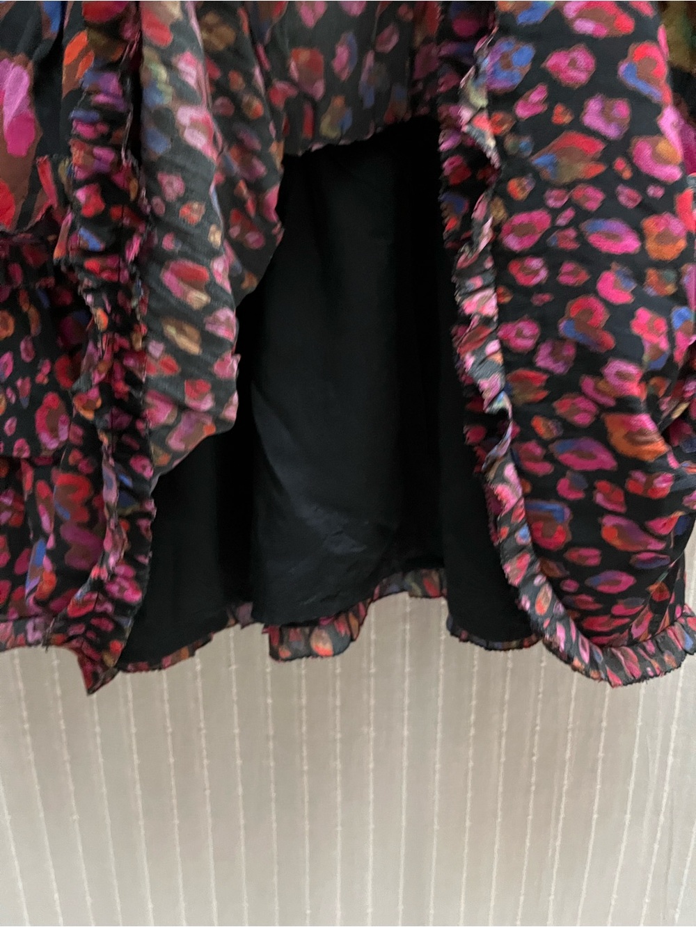 Farm Rio Iridescent Leopard Mini Dress size M - Picture 12 of 14